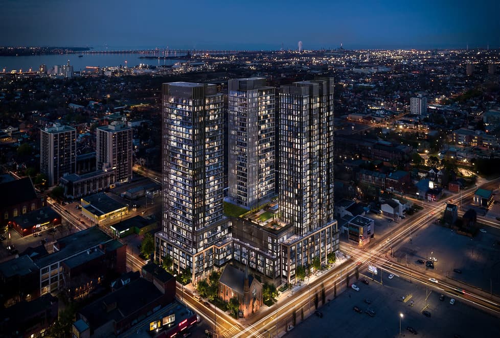 Design District, a condo development property in Hamilton, ON financed by Oakbank Capital Group