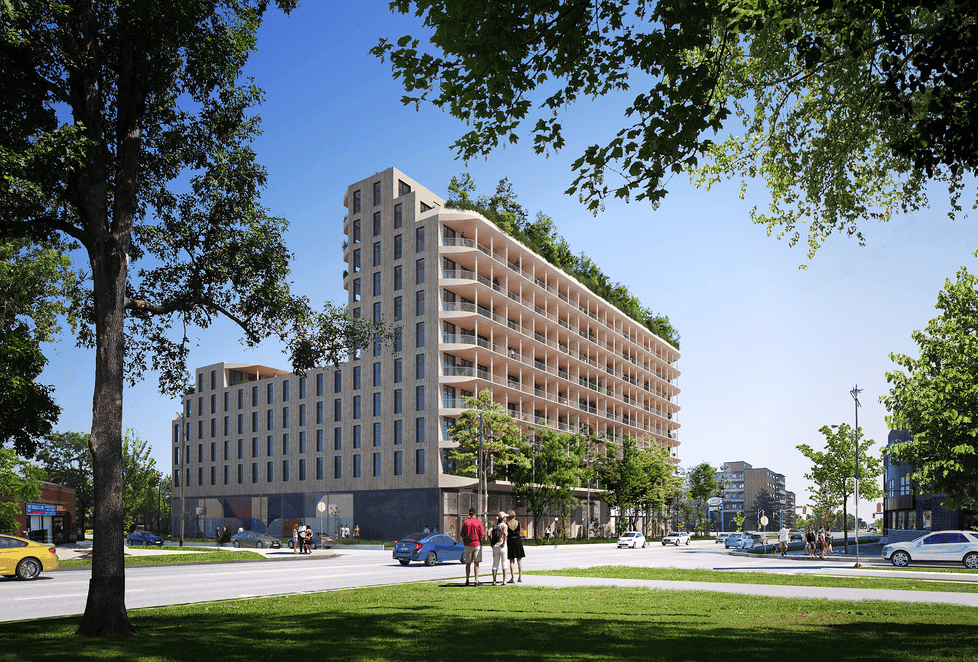 Victoria Park, a multifamily rental property in Toronto, ON financed by Oakbank Capital Group
